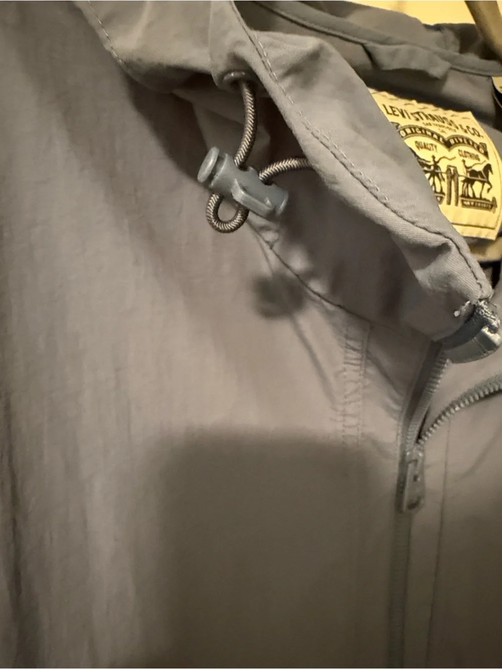 Levi's Men's Hooded Anorak Jacket - Periwinkle Blue